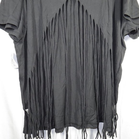Torrid Plus 2X The Doors Relaxed Fit Fringe Back Cotton Blend T-Shirt - Picture 5 of 8